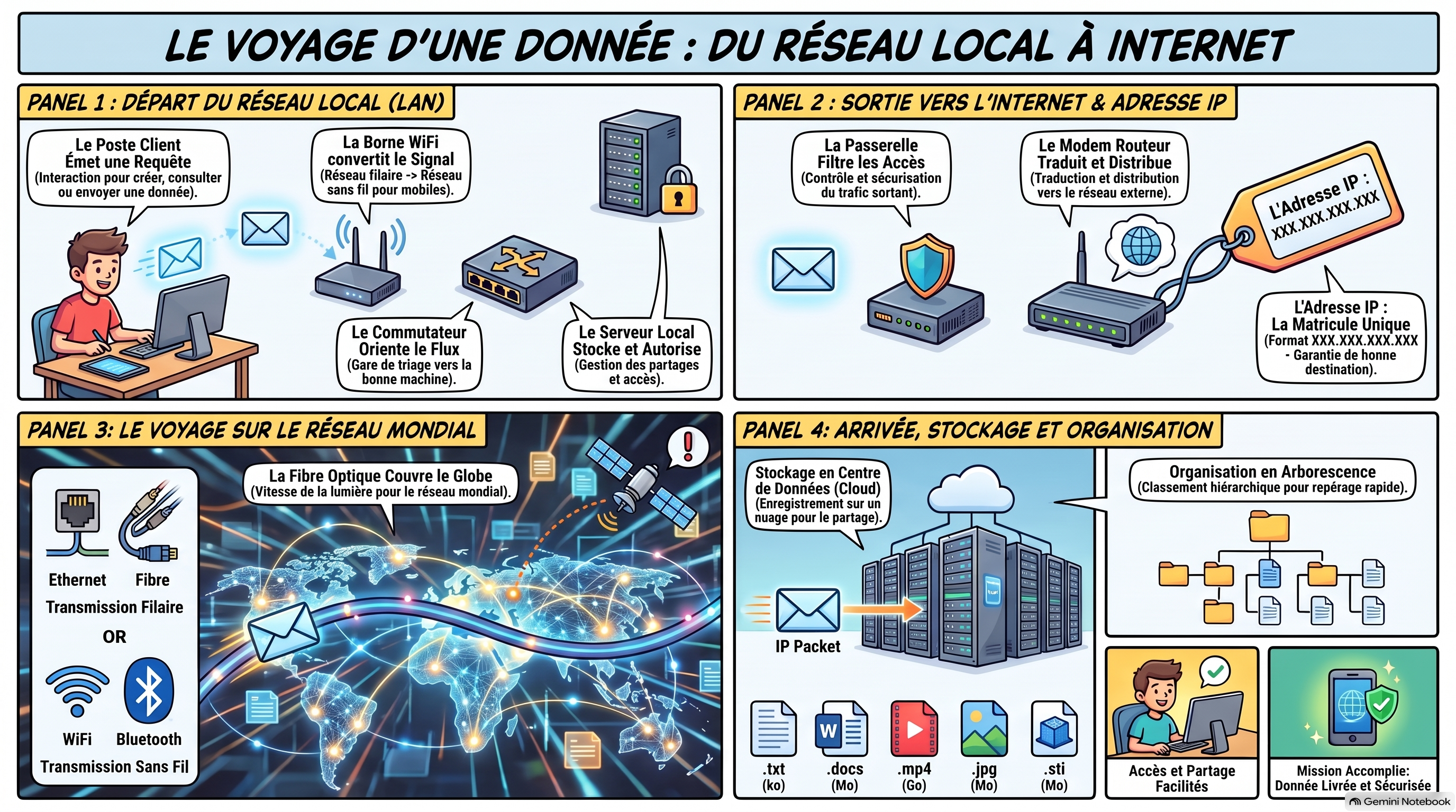Le voyage d'une donnée