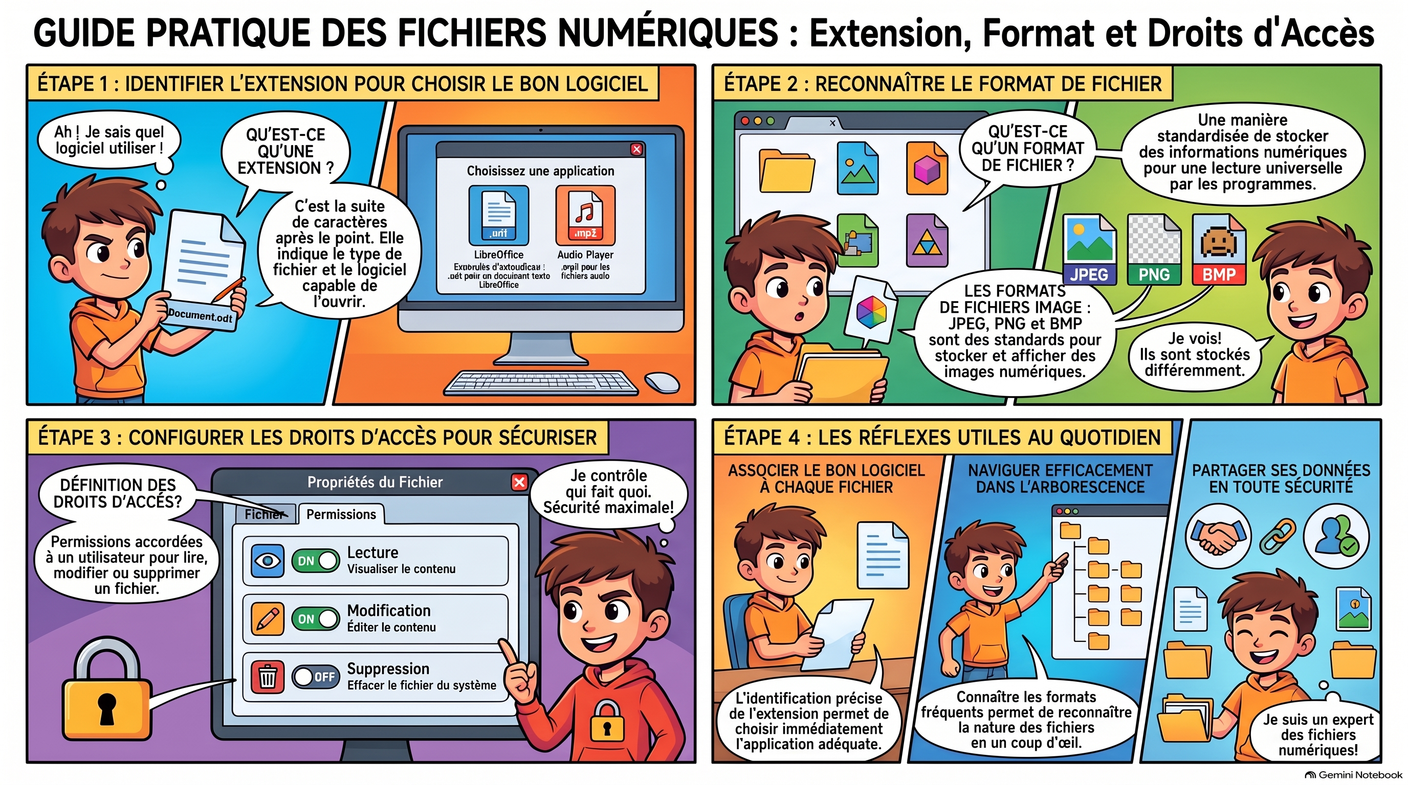 Guide des fichiers numériques