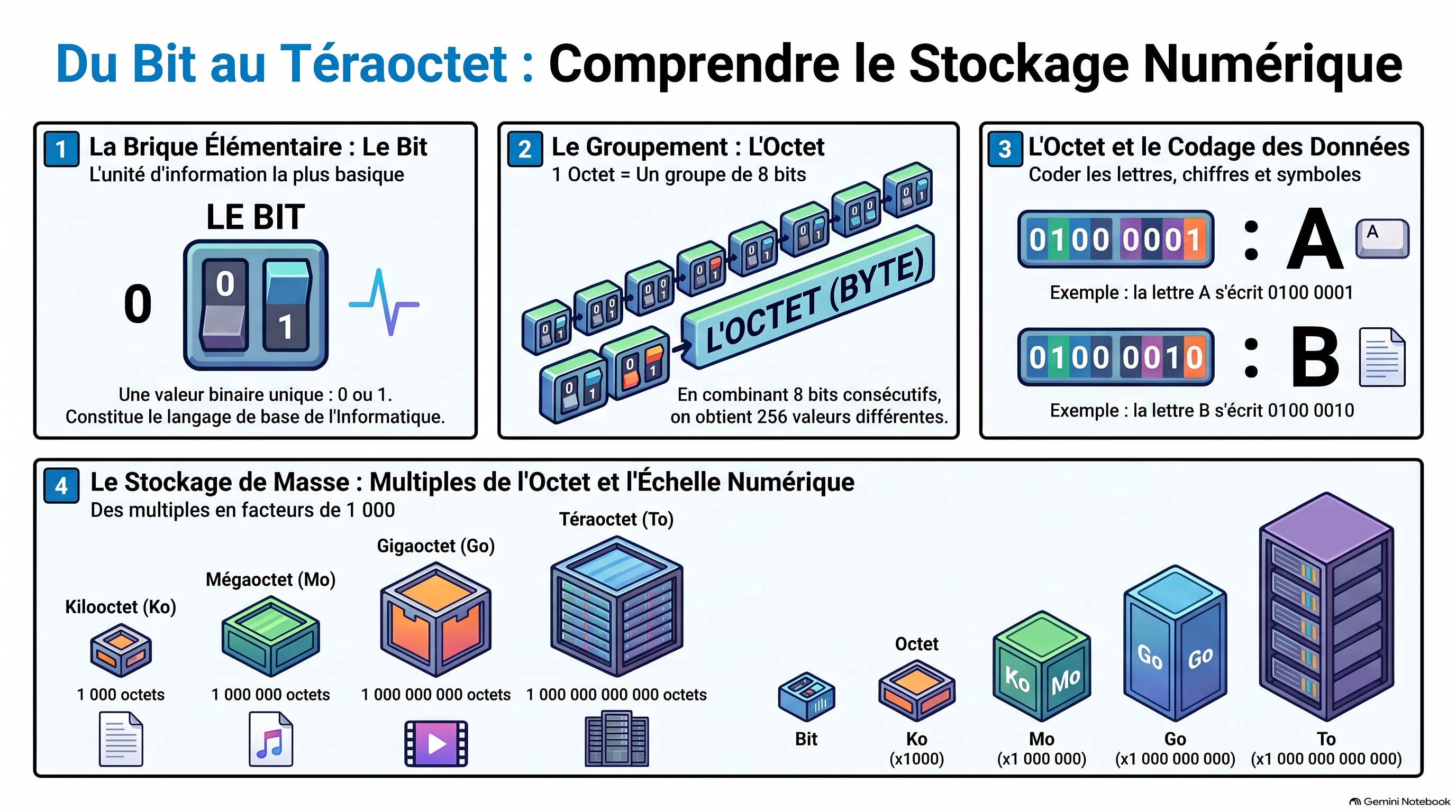 Comprendre le stockage numérique